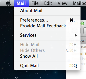 Mac OS X Mail Instructions