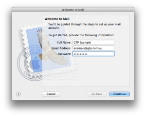 Mac OS X Mail Instructions